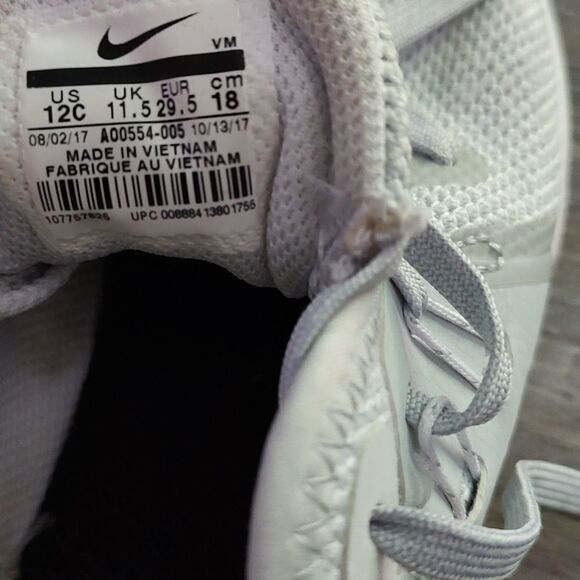 Kids Nike Air Max sequent 3 pure platinum Sz 12 - Picture 7 of 7